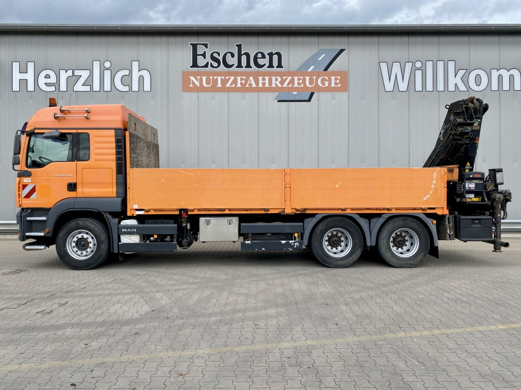 MAN TGA 26.480 6x4 BL / HIAB 377 EP-4 Faltkran - Dropside/ Flatbed truck, Crane truck: picture 2 MAN TGA 26.480 6x4 BL / HIAB 377 EP-4 Faltkran - Dropside/ Flatbed truck, Crane truck: picture 2