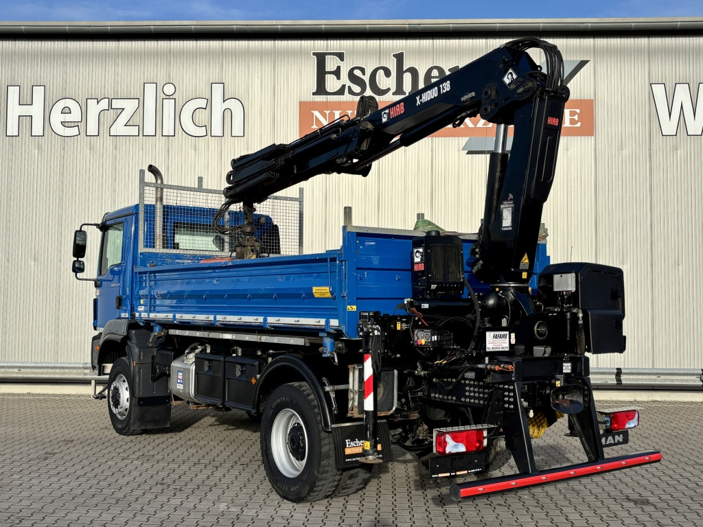 MAN TGM 18.320 4x4 BB / HIAB X-HIDUO-Kran - Tipper, Crane truck: picture 3 MAN TGM 18.320 4x4 BB / HIAB X-HIDUO-Kran - Tipper, Crane truck: picture 3