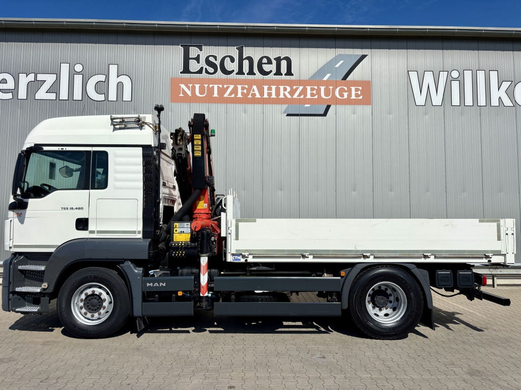 MAN TGS 18.480 4x2 BL / Palfinger PK 14002 Faltkran - Dropside/ Flatbed truck, Crane truck: picture 2 MAN TGS 18.480 4x2 BL / Palfinger PK 14002 Faltkran - Dropside/ Flatbed truck, Crane truck: picture 2