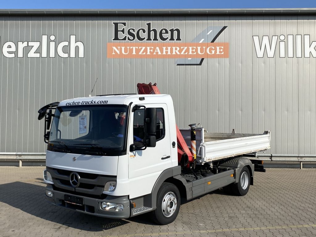 Mercedes-Benz 818 Atego | Fassi F65*MEILLER*PKW-AHK*1.Hand - Tipper van: picture 2 Mercedes-Benz 818 Atego | Fassi F65*MEILLER*PKW-AHK*1.Hand - Tipper van: picture 2