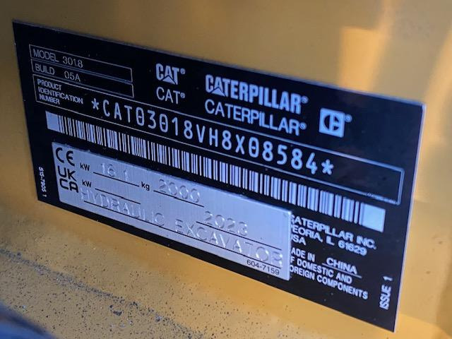 Cat 301.8 - Mini excavator: picture 5 Cat 301.8 - Mini excavator: picture 5