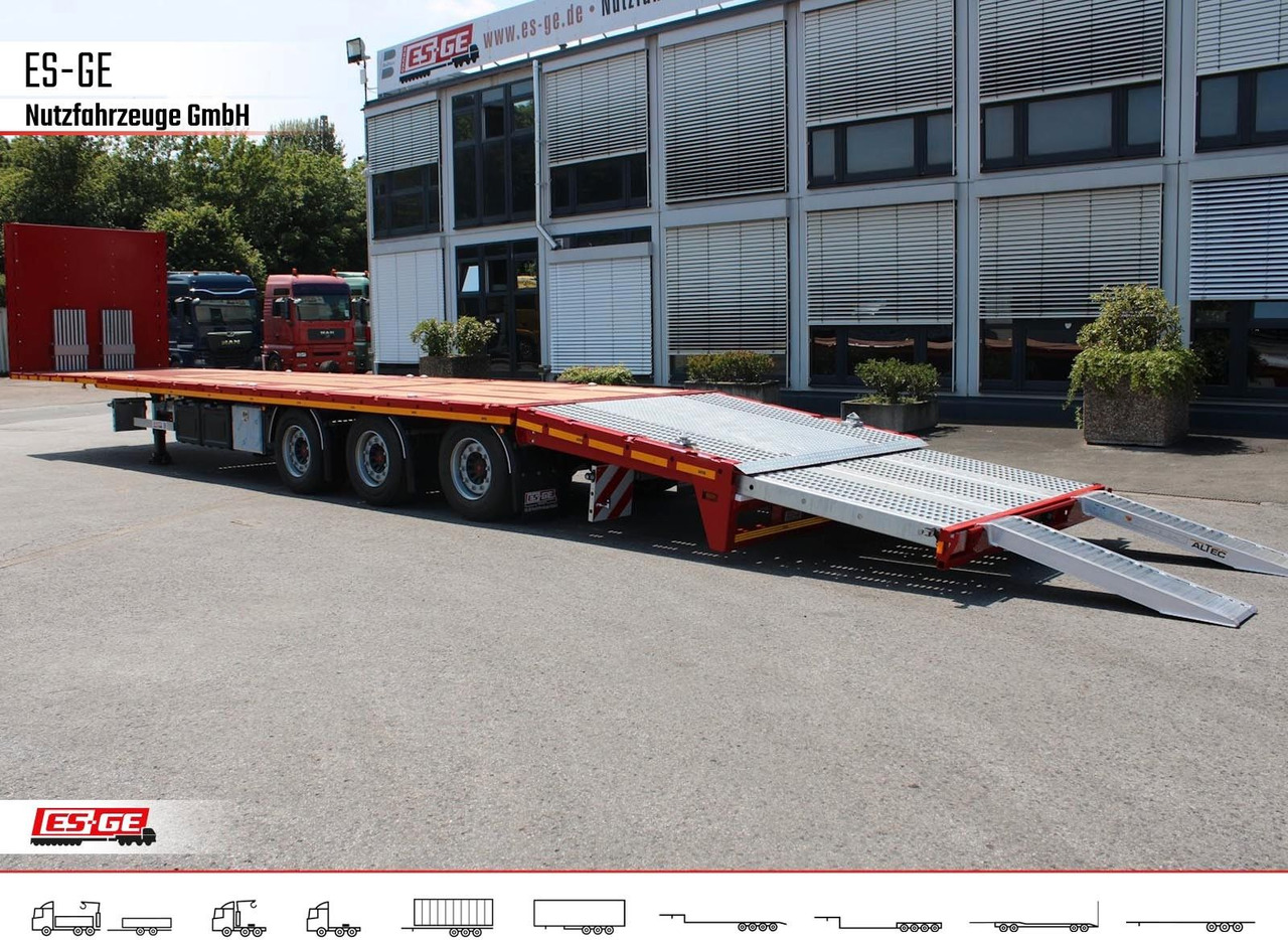 ES-GE 3-Achs Megatrailer, hydr. Heckabsenkung - Dropside/ Flatbed semi-trailer: picture 1 ES-GE 3-Achs Megatrailer, hydr. Heckabsenkung - Dropside/ Flatbed semi-trailer: picture 1