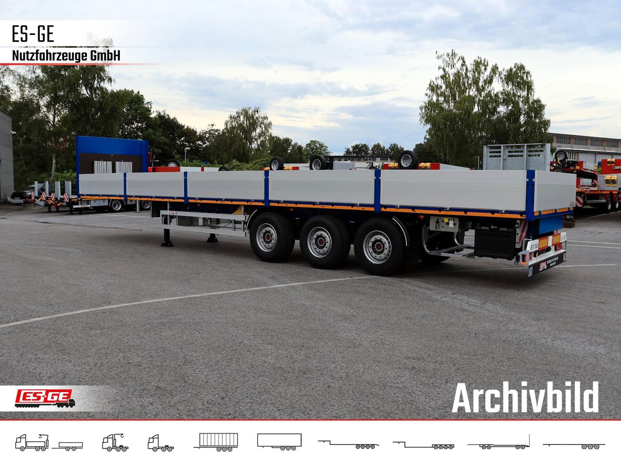 ES-GE 3-Achs Sattelanhänger - Bordwände + CV - Dropside/ Flatbed semi-trailer: picture 1 ES-GE 3-Achs Sattelanhänger - Bordwände + CV - Dropside/ Flatbed semi-trailer: picture 1