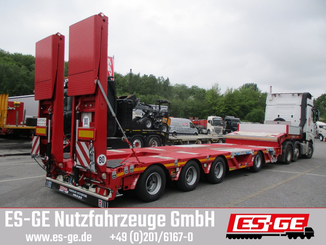 Faymonville Multimax Satteltieflader (1+3) - hydr. gelenkt - Low loader semi-trailer: picture 1 Faymonville Multimax Satteltieflader (1+3) - hydr. gelenkt - Low loader semi-trailer: picture 1