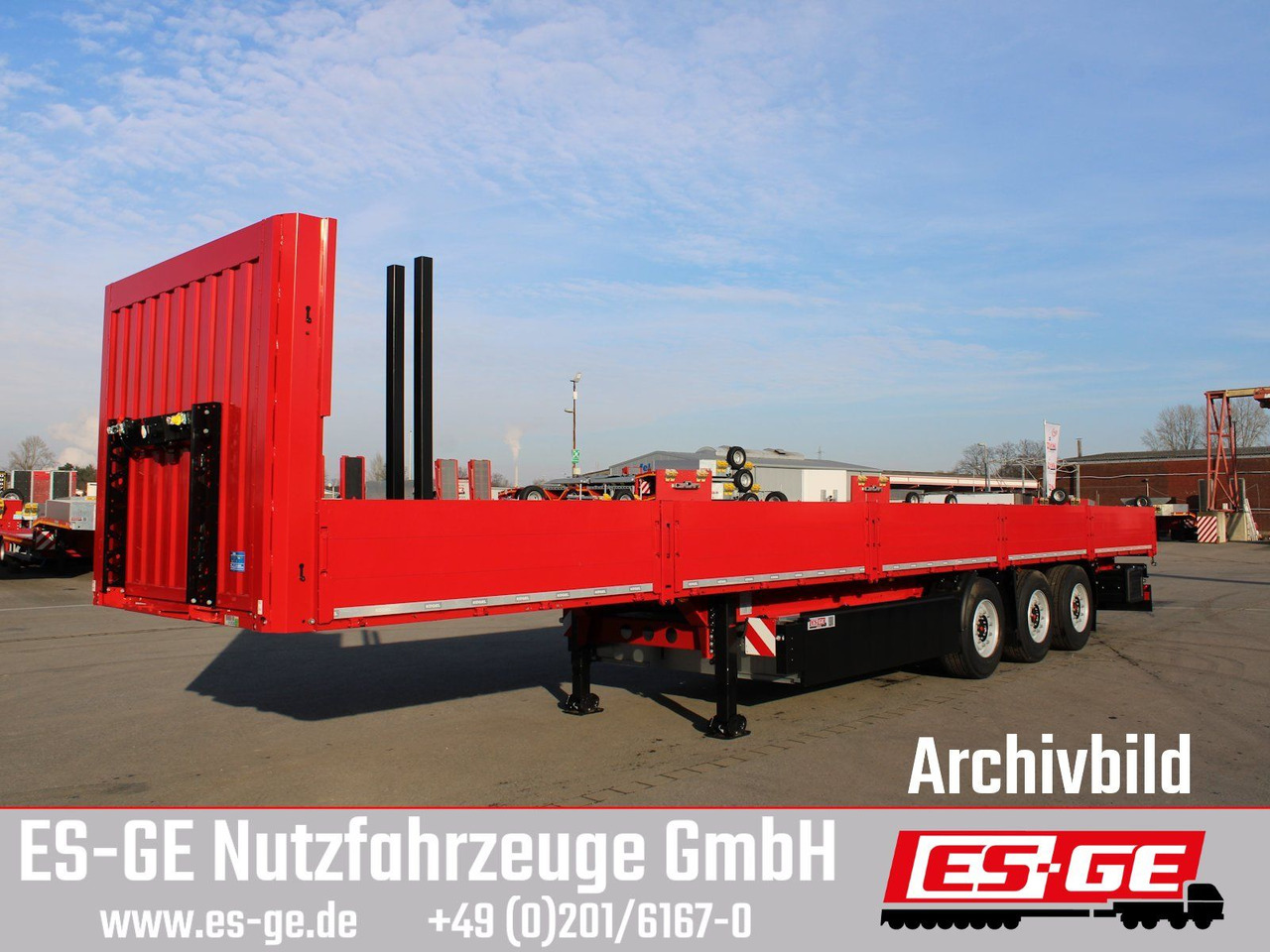 Kögel Multi Chassis, verstärkt, Bordwände - Dropside/ Flatbed semi-trailer: picture 2 Kögel Multi Chassis, verstärkt, Bordwände - Dropside/ Flatbed semi-trailer: picture 2