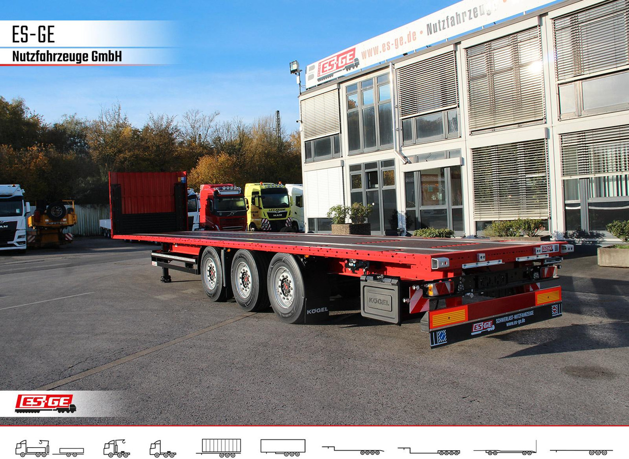 Kögel Multi Chassis. verstärkt, Rungen - Dropside/ Flatbed semi-trailer: picture 3 Kögel Multi Chassis. verstärkt, Rungen - Dropside/ Flatbed semi-trailer: picture 3