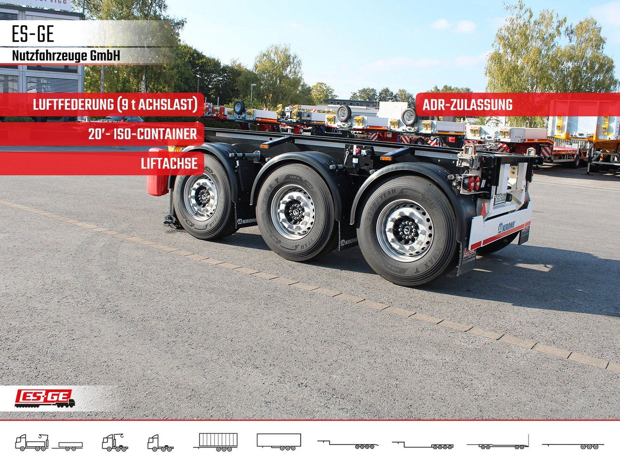 Krone Box Liner 3-Achs-Containerchassis 20' - Container transporter/ Swap body semi-trailer: picture 1 Krone Box Liner 3-Achs-Containerchassis 20' - Container transporter/ Swap body semi-trailer: picture 1