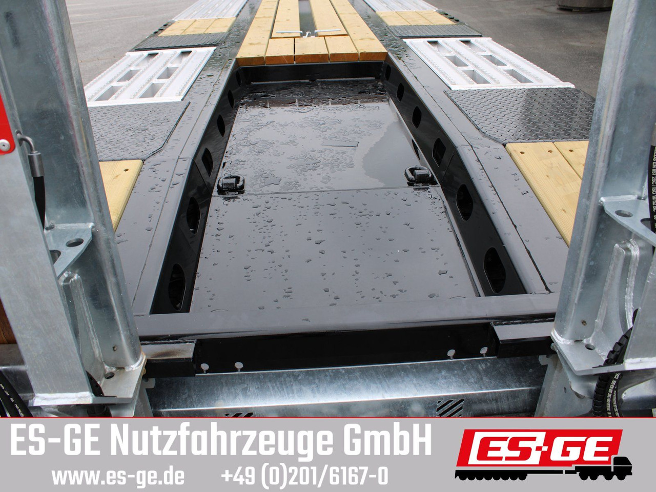 Low loader trailer Schwarzmüller Tieflader mit gekröpftem Plateau: picture 7