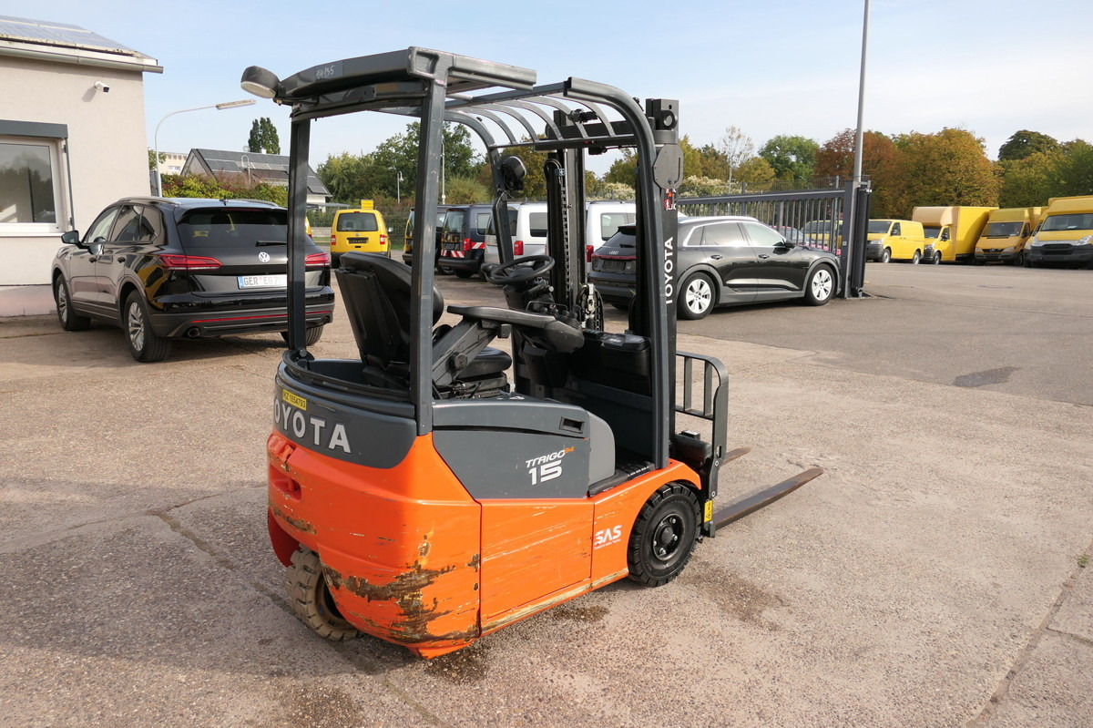TOYOTA 7FBEST 15 3-Rad DUPLEX HUBHÖHE 3m - Electric forklift: picture 3 TOYOTA 7FBEST 15 3-Rad DUPLEX HUBHÖHE 3m - Electric forklift: picture 3