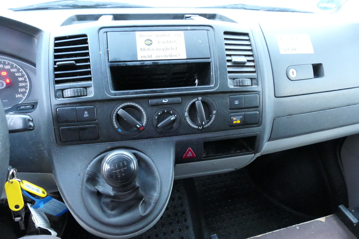 Small van VW T5 Transporter 2.0 TDI PARKTRONIK EURO-5 2xSCHIE: picture 12
