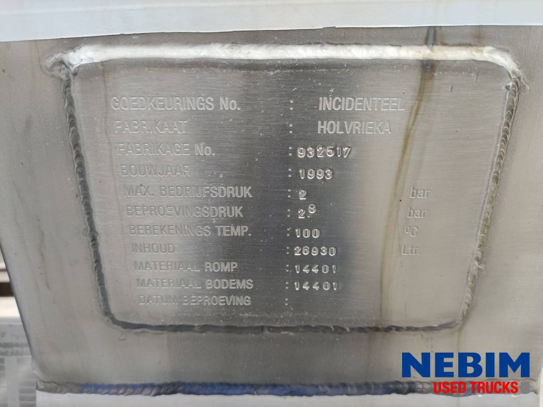 Burg Bpdo 12-27 Z - 26930Ltr - Tank semi-trailer: picture 3 Burg Bpdo 12-27 Z - 26930Ltr - Tank semi-trailer: picture 3