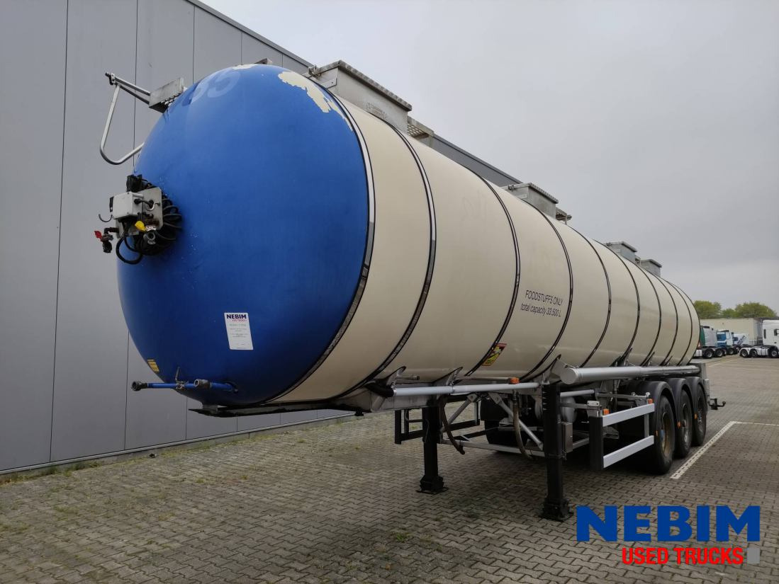 Feldbinder TSA 33.3-3 Unibloc pump electr - 3 comp. 8.000 / 2 2.500 / 3.000 Ltr. - Tank semi-trailer: picture 1 Feldbinder TSA 33.3-3 Unibloc pump electr - 3 comp. 8.000 / 2 2.500 / 3.000 Ltr. - Tank semi-trailer: picture 1