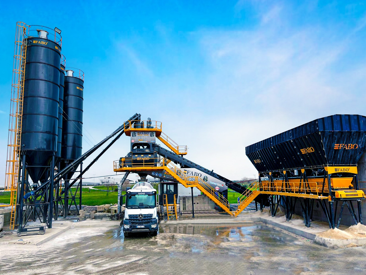 FABO COMPACT-120 CONCRETE PLANT | CONVEYOR TYPE - Concrete plant: picture 1 FABO COMPACT-120 CONCRETE PLANT | CONVEYOR TYPE - Concrete plant: picture 1