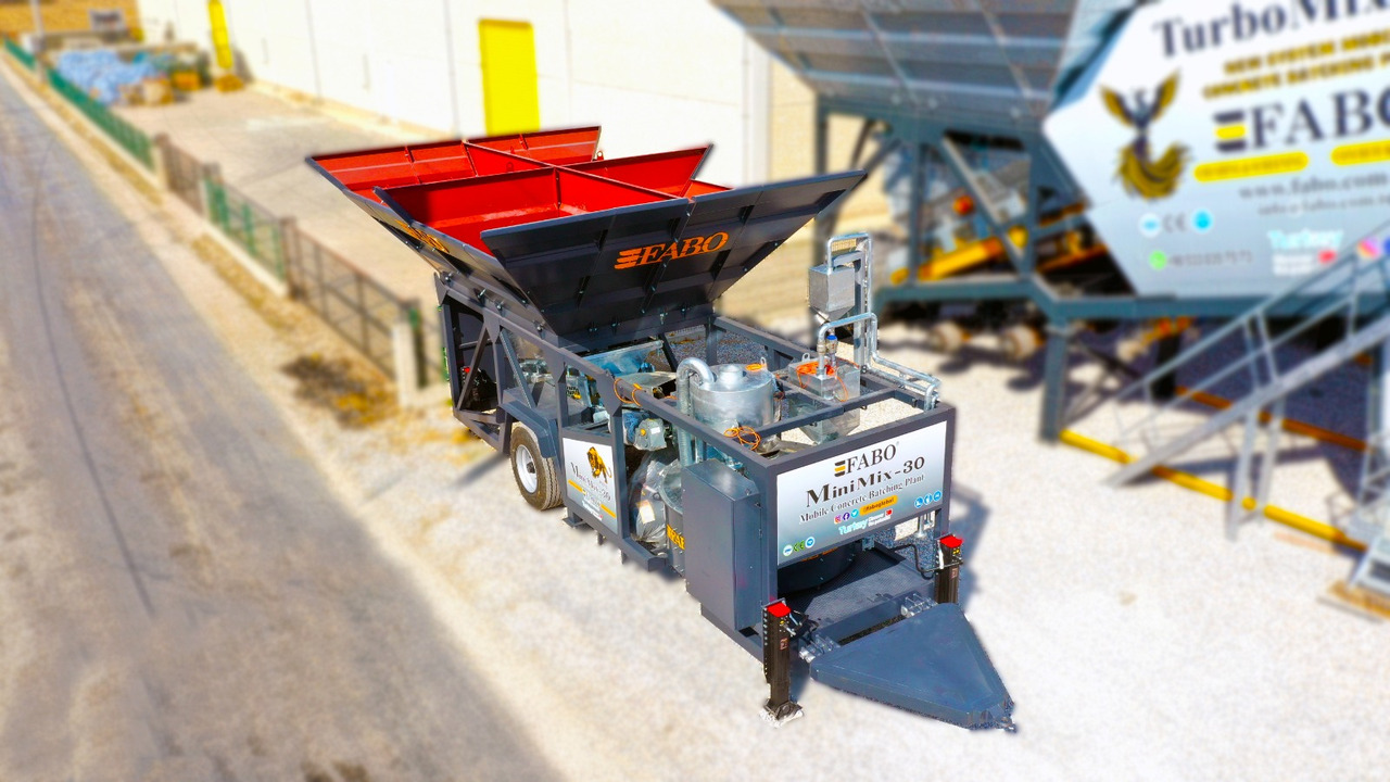 FABO mobile concrete batching plant - Concrete plant: picture 3 FABO mobile concrete batching plant - Concrete plant: picture 3