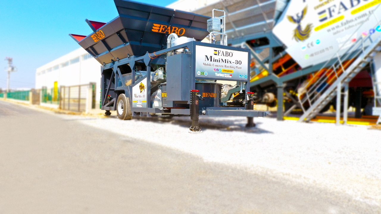 FABO mobile concrete batching plant - Concrete plant: picture 4 FABO mobile concrete batching plant - Concrete plant: picture 4