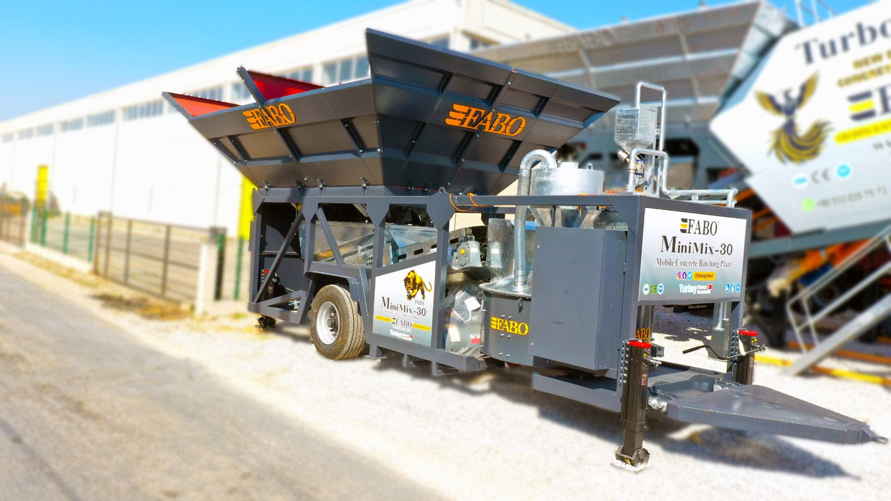 FABO mobile concrete batching plant - Concrete plant: picture 1 FABO mobile concrete batching plant - Concrete plant: picture 1