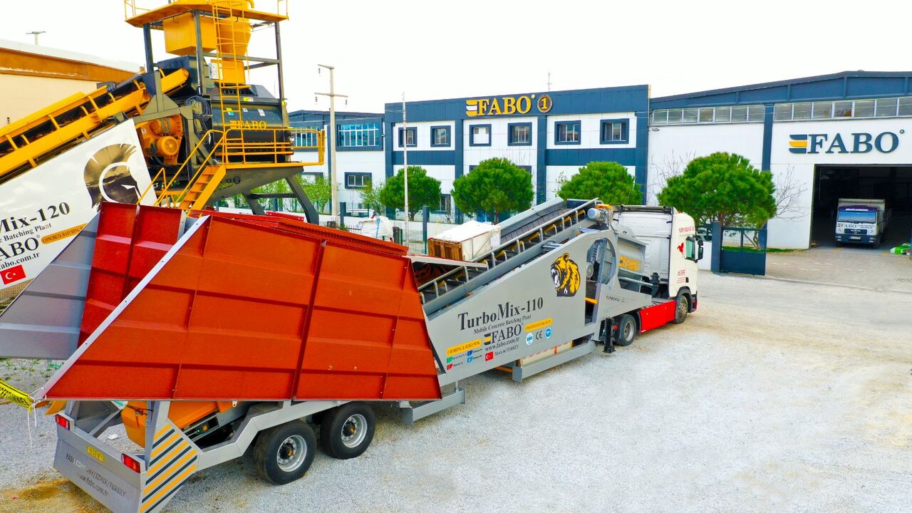 FABO mobile concrete batching plant - Concrete plant: picture 1 FABO mobile concrete batching plant - Concrete plant: picture 1