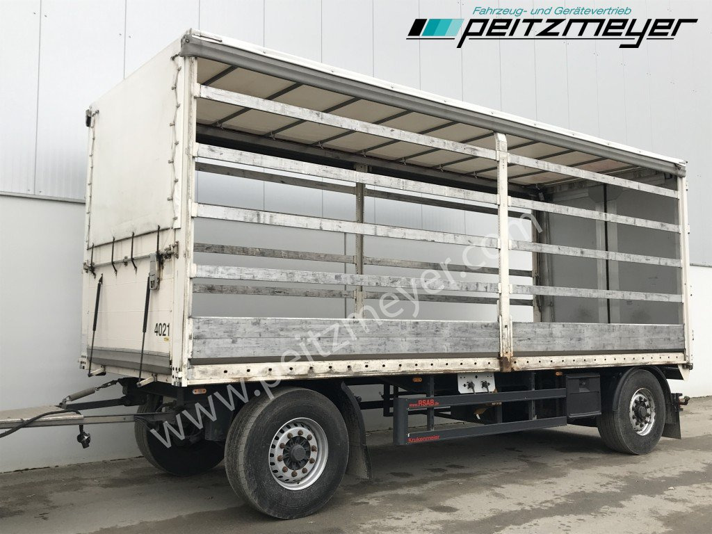 KRUKENMEIER PRITSCHENANHÄNGER 18 T. mit Durchlade - Curtainsider trailer: picture 3 KRUKENMEIER PRITSCHENANHÄNGER 18 T. mit Durchlade - Curtainsider trailer: picture 3