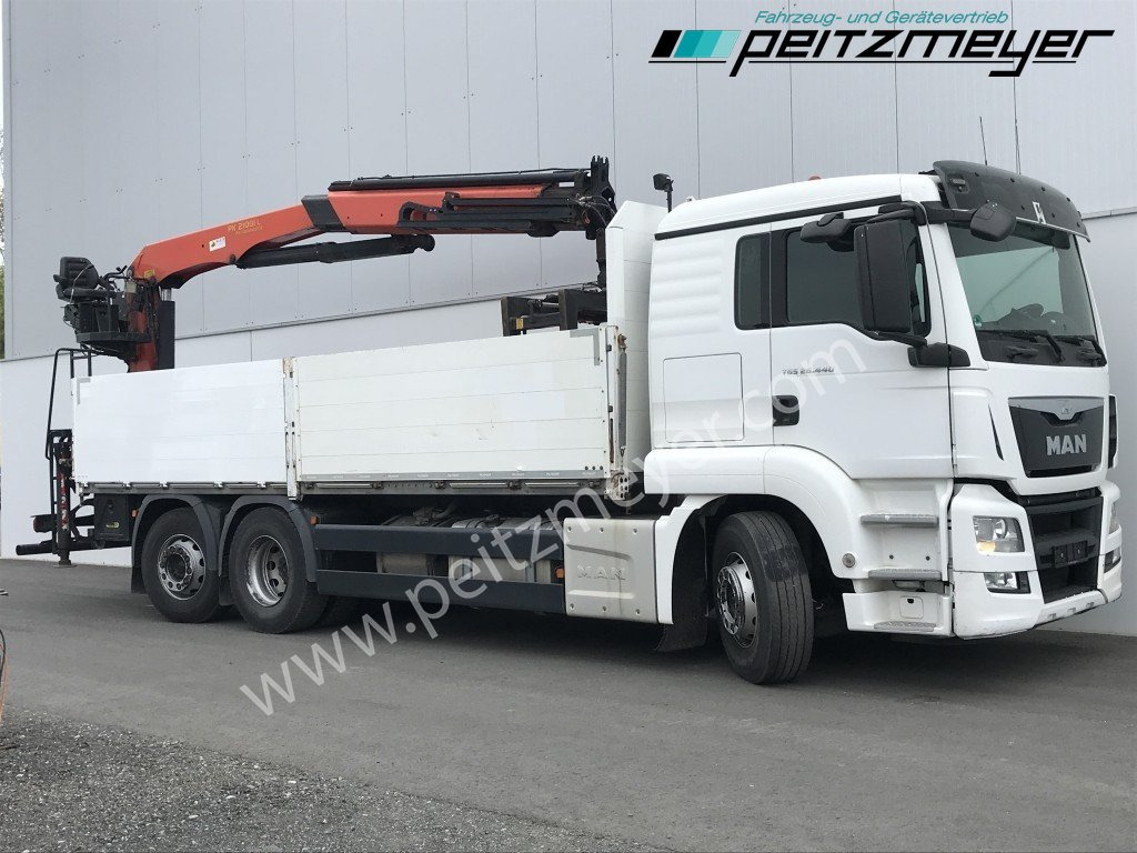 MAN TGS 26.440 FL 6x2 Palfinger PK 21001 L Steinzange, EU 6, Lenkachse - Dropside/ Flatbed truck, Crane truck: picture 2 MAN TGS 26.440 FL 6x2 Palfinger PK 21001 L Steinzange, EU 6, Lenkachse - Dropside/ Flatbed truck, Crane truck: picture 2