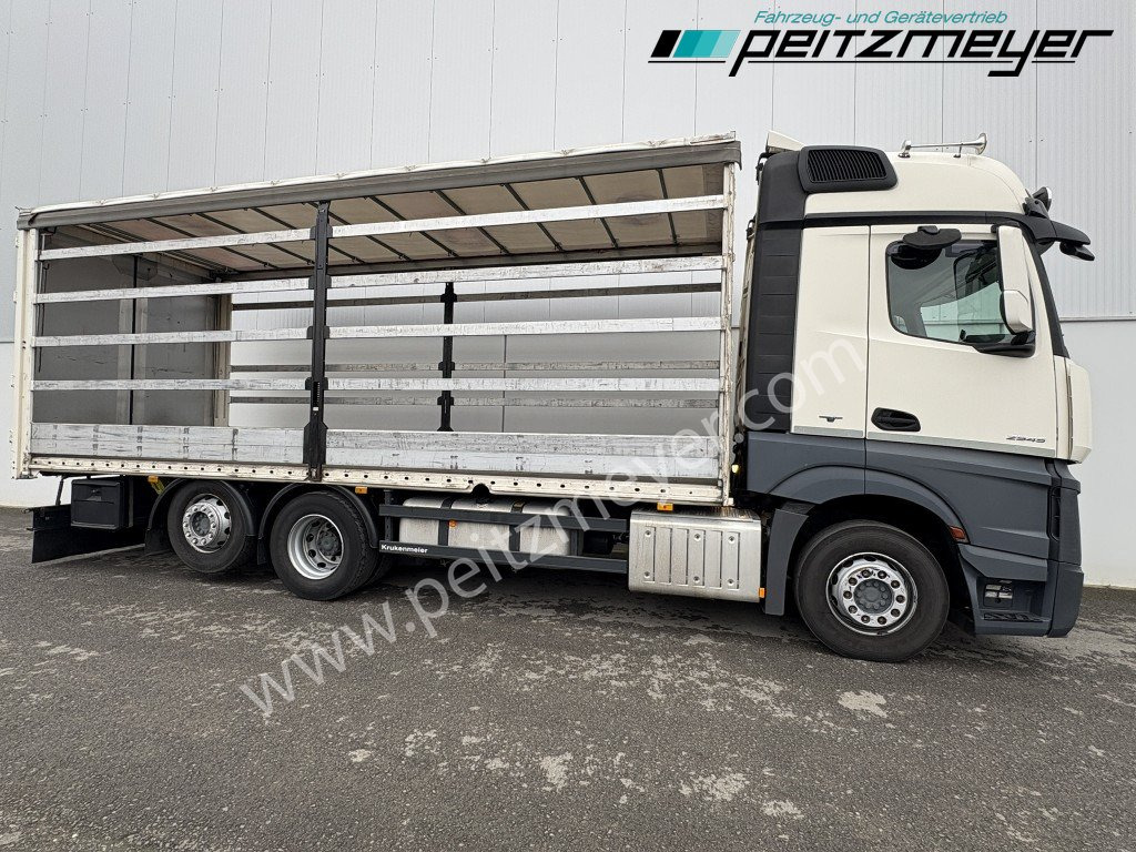Curtainsider truck MERCEDES-BENZ Actros 2545 LL Pritsche, Klima, Standklima, PPC, EU 6 MP 4 - Edscha: picture 8 Curtainsider truck MERCEDES-BENZ Actros 2545 LL Pritsche, Klima, Standklima, PPC, EU 6 MP 4 - Edscha: picture 8