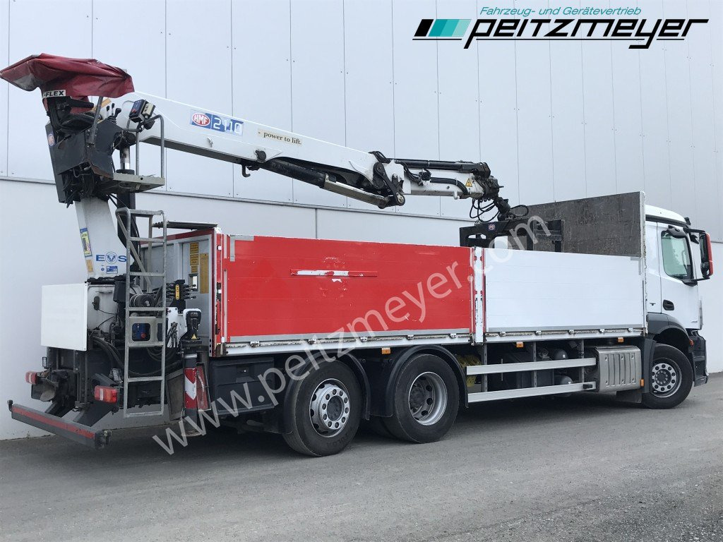 MERCEDES-BENZ Antos 2536 LL Pritsche HMF 2110-L5 5 fach Ausschub mit Steinzange - Dropside/ Flatbed truck, Crane truck: picture 3 MERCEDES-BENZ Antos 2536 LL Pritsche HMF 2110-L5 5 fach Ausschub mit Steinzange - Dropside/ Flatbed truck, Crane truck: picture 3