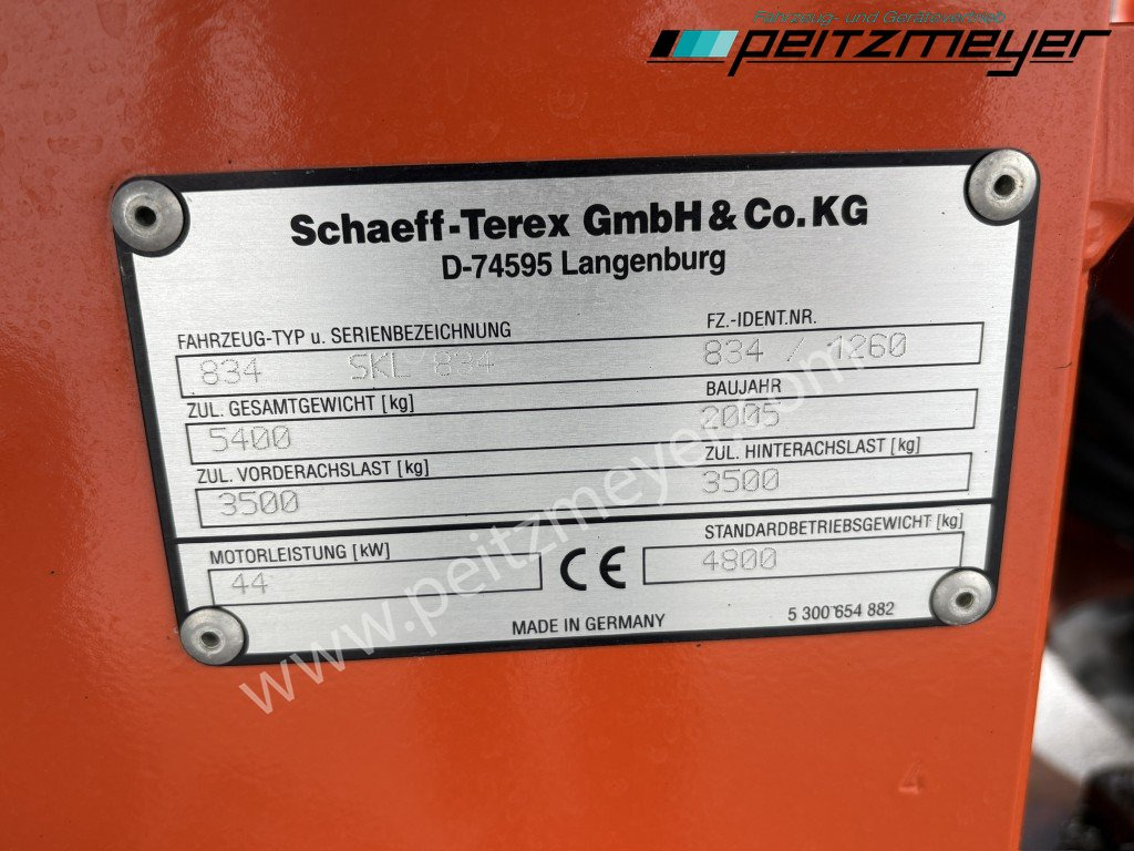 Wheel loader SCHAEFF RADLADER SKL 834 Palettengabel + Klappschaufel: picture 18