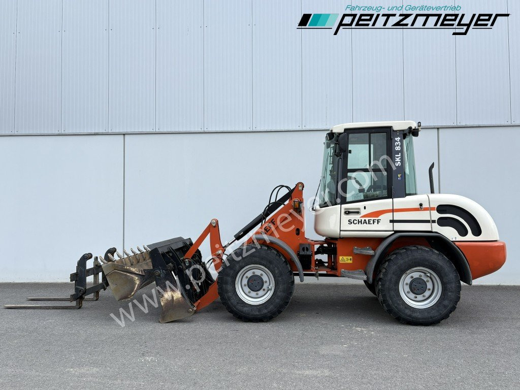 Wheel loader SCHAEFF RADLADER SKL 834 Palettengabel + Klappschaufel: picture 7
