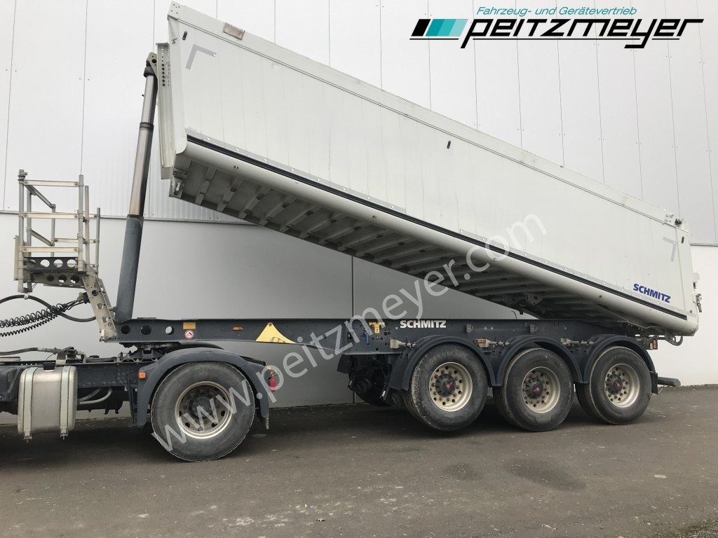 Tipper semi-trailer SCHMITZ 3 Achs Kippauflieger SKI24SL7.2 Verschleißboden 5mm neu Alu - Stahl, ca. 26 m³, Getreideschieber: picture 8
