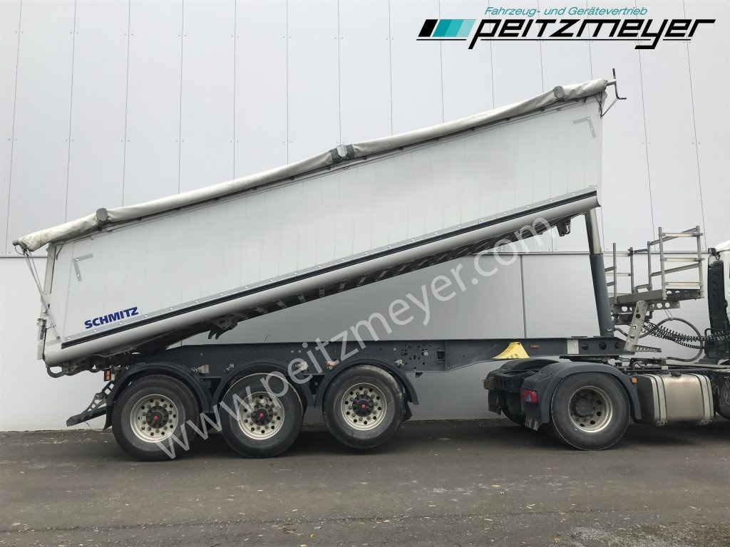 Tipper semi-trailer SCHMITZ 3 Achs Kippauflieger SKI24SL7.2 Verschleißboden 5mm neu Alu - Stahl, ca. 26 m³, Getreideschieber: picture 7
