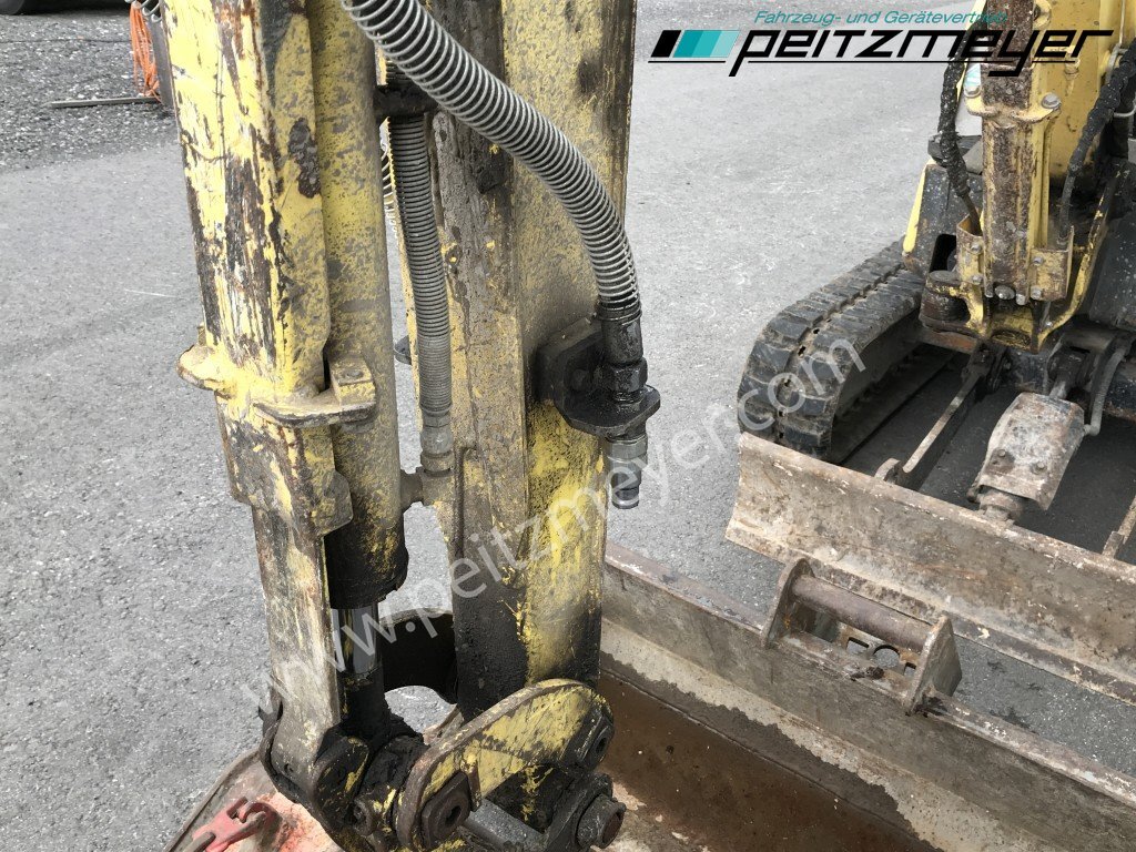 Mini excavator YANMAR MINIBAGGER Vio 17 verstellbares Fahrwerk Schnellwechsler mit 60 er und 100 Löffel: picture 20