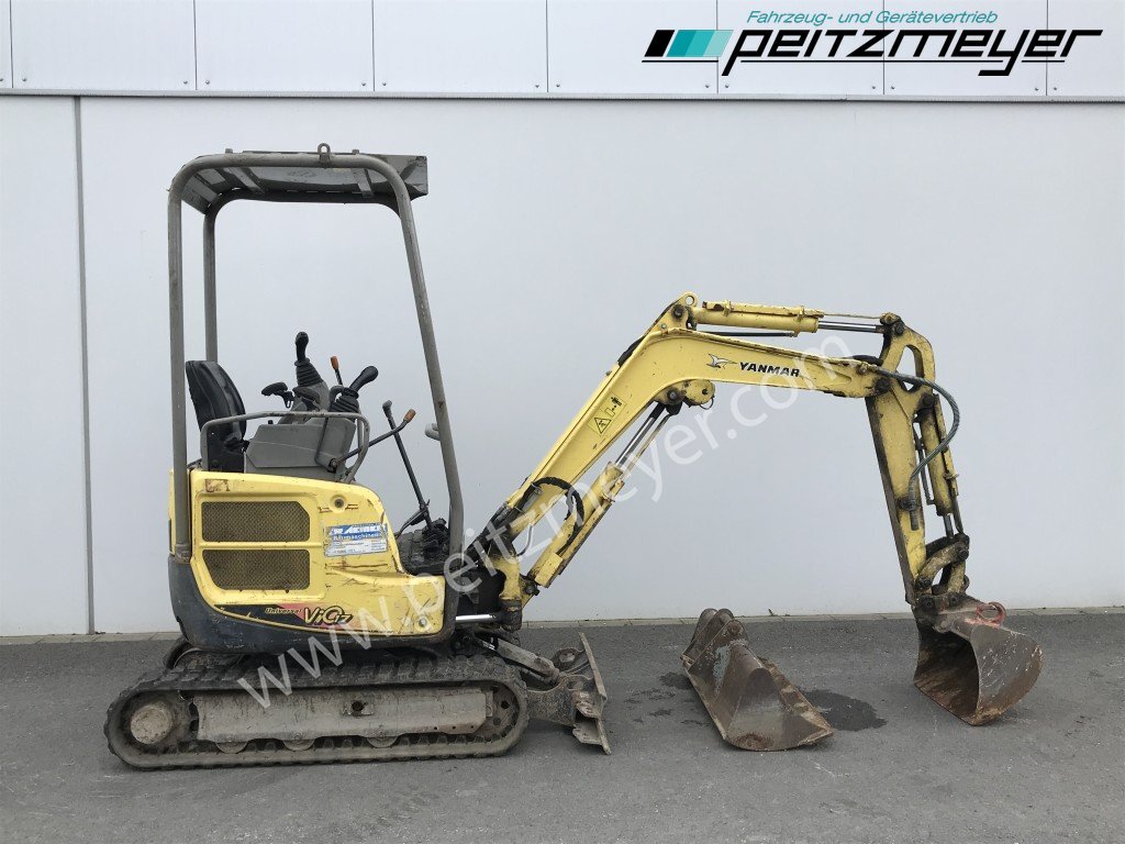 Mini excavator YANMAR MINIBAGGER Vio 17 verstellbares Fahrwerk Schnellwechsler mit 60 er und 100 Löffel: picture 10