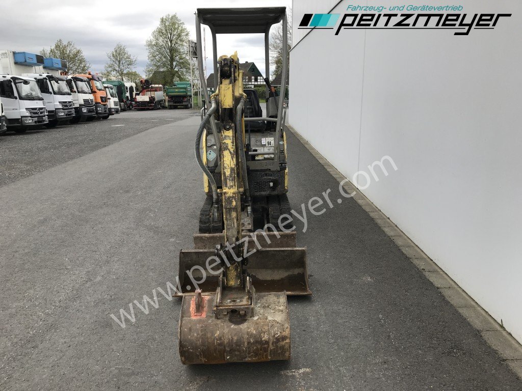 Mini excavator YANMAR MINIBAGGER Vio 17 verstellbares Fahrwerk Schnellwechsler mit 60 er und 100 Löffel: picture 6