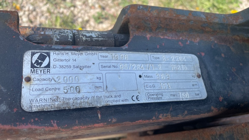 Clamp for Material handling equipment MEYER BALE CLAMP CLASS 3: picture 6