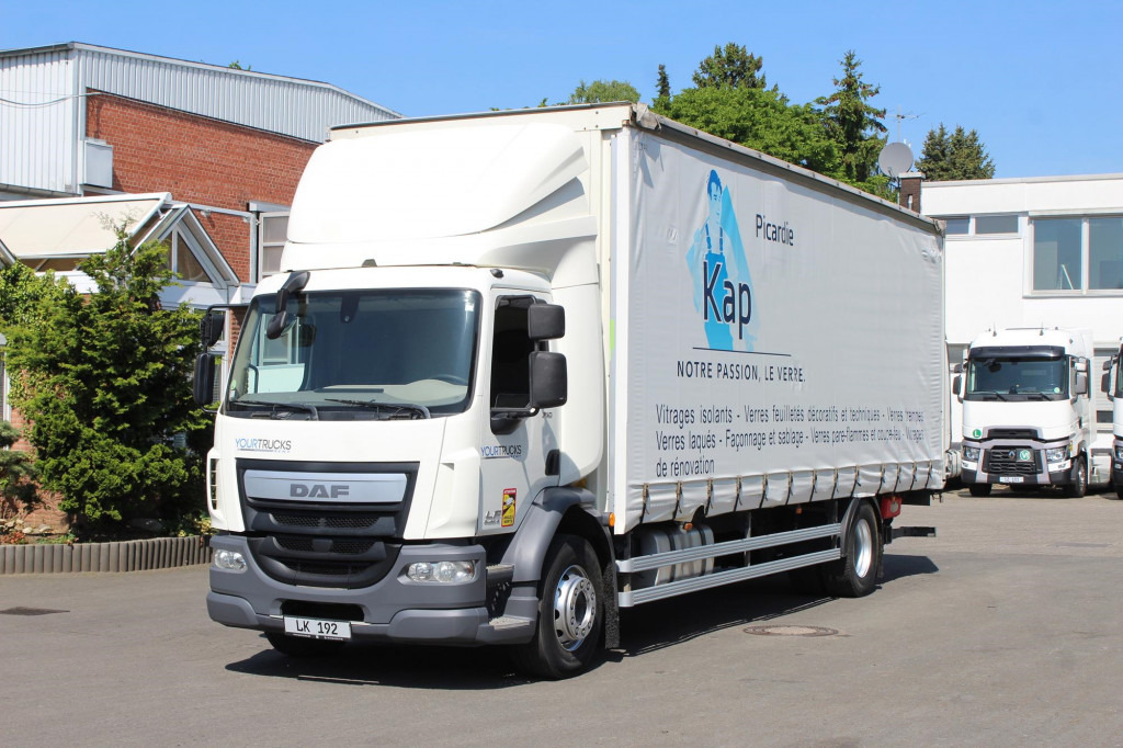Daf LF 310 Plane Klima LDW Edscha LBW - Curtainsider truck: picture 1 Daf LF 310 Plane Klima LDW Edscha LBW - Curtainsider truck: picture 1