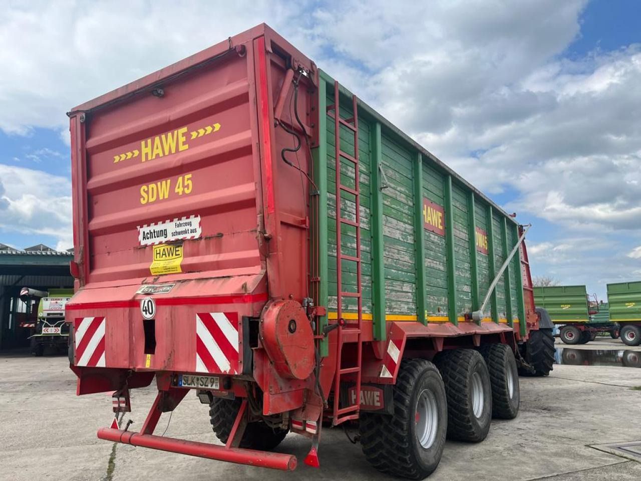 HAWE Tridem SDW 45T, Silagewagen - Farm tipping trailer/ Dumper: picture 3 HAWE Tridem SDW 45T, Silagewagen - Farm tipping trailer/ Dumper: picture 3