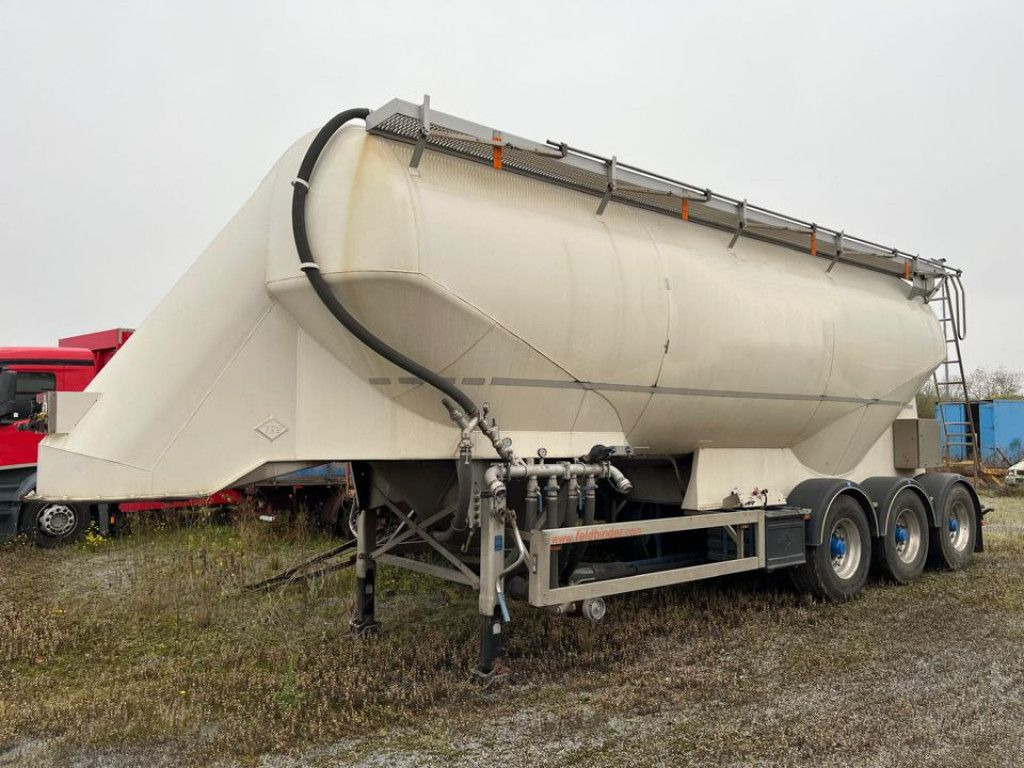 Feldbinder Silo für Staub und Rieselgüter EUT 40.3 Aufliege - Silo semi-trailer: picture 1 Feldbinder Silo für Staub und Rieselgüter EUT 40.3 Aufliege - Silo semi-trailer: picture 1