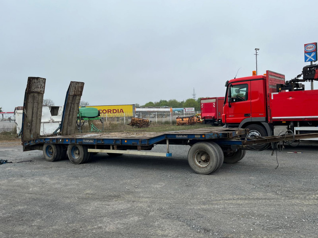 GOLDHOFER Tieflader TU 3-24 80 Tiefladeranhänger Rampen - Low loader trailer: picture 2 GOLDHOFER Tieflader TU 3-24 80 Tiefladeranhänger Rampen - Low loader trailer: picture 2
