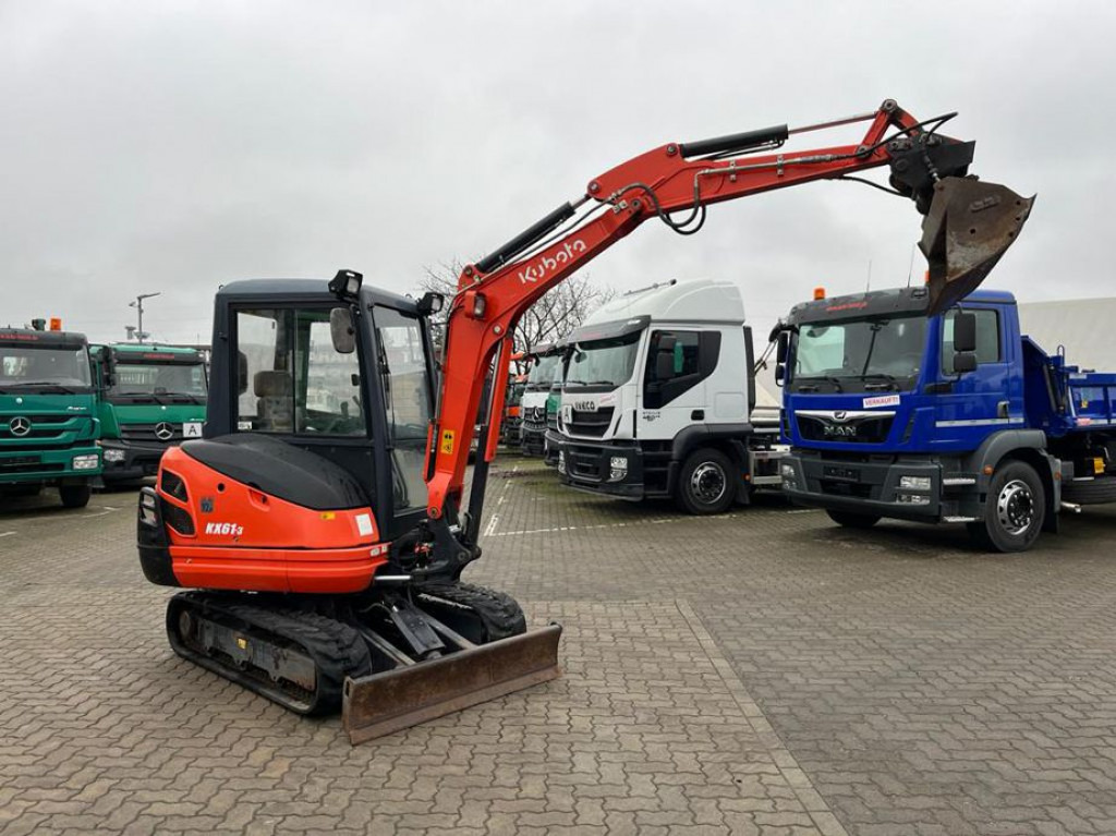 KUBOTA Minibagger KX 61 Minibagger 2245h, incl. Grabn+Tieflöffel - Mini excavator: picture 1 KUBOTA Minibagger KX 61 Minibagger 2245h, incl. Grabn+Tieflöffel - Mini excavator: picture 1