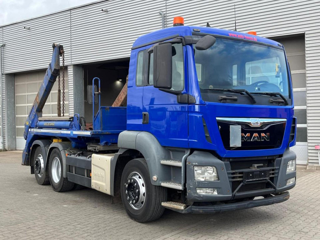 MAN TG-S 26.400 6x2 BL Absetzkipper Meiller Funk - Skip loader truck: picture 4 MAN TG-S 26.400 6x2 BL Absetzkipper Meiller Funk - Skip loader truck: picture 4
