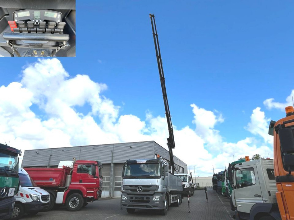 Dropside/ Flatbed truck, Crane truck MERCEDES-BENZ Actros 2546 L 6x2  Pritsche Heckkran Hiab 288 6xhyd: picture 10