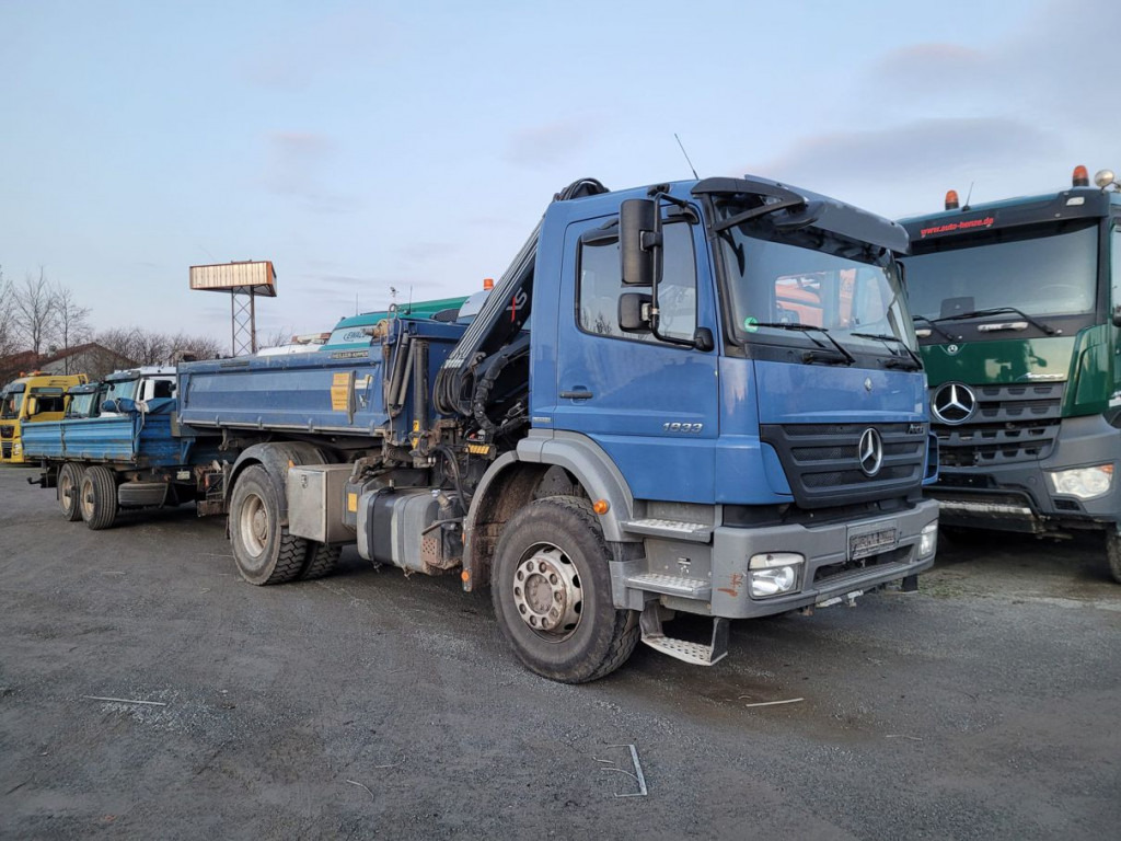Mercedes-Benz Axor 2-Achs Kipper Kran 1833 K 3xAuss.Greiferst - Tipper, Crane truck: picture 2 Mercedes-Benz Axor 2-Achs Kipper Kran 1833 K 3xAuss.Greiferst - Tipper, Crane truck: picture 2