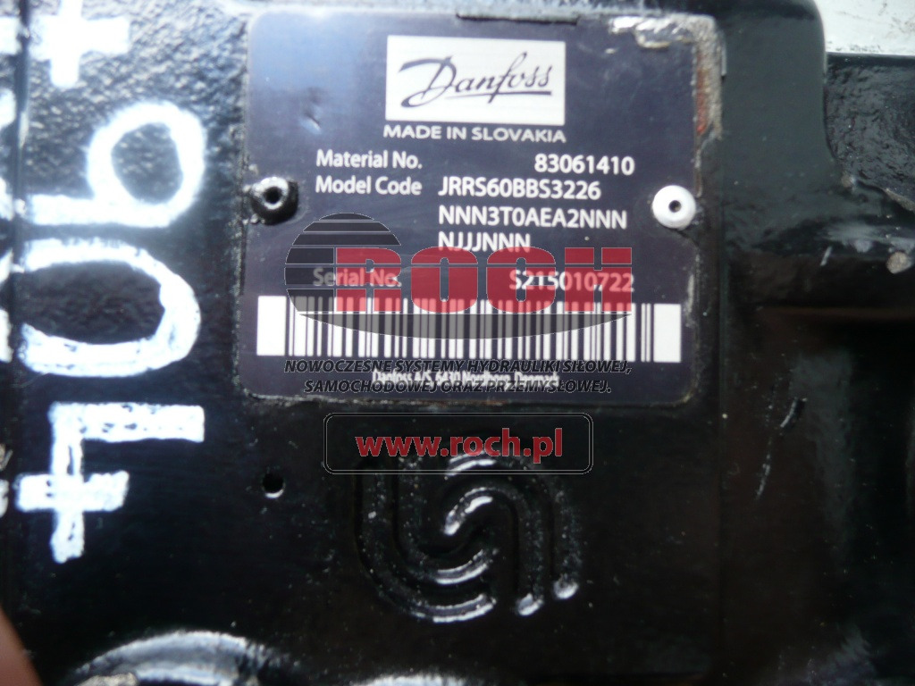 DANFOSS 83061410 JRRS60BBS3226 NNN3T0AEA2NNN NJJJNNN - Hydraulic pump: picture 2 DANFOSS 83061410 JRRS60BBS3226 NNN3T0AEA2NNN NJJJNNN - Hydraulic pump: picture 2