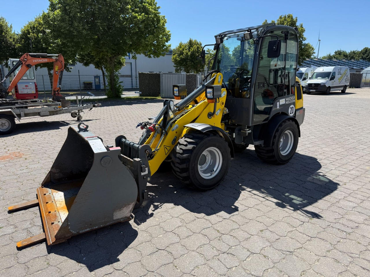 Wacker WL 25, Bj 23, 210 BH, Breitreifen Schaufel Gabel - Wheel loader: picture 1 Wacker WL 25, Bj 23, 210 BH, Breitreifen Schaufel Gabel - Wheel loader: picture 1