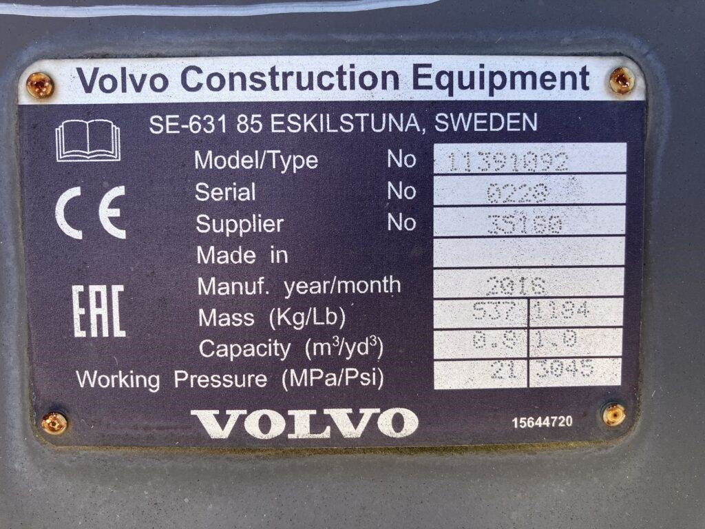 Volvo Klappschaufel mit Zähnen TPZ - Bucket: picture 5 Volvo Klappschaufel mit Zähnen TPZ - Bucket: picture 5