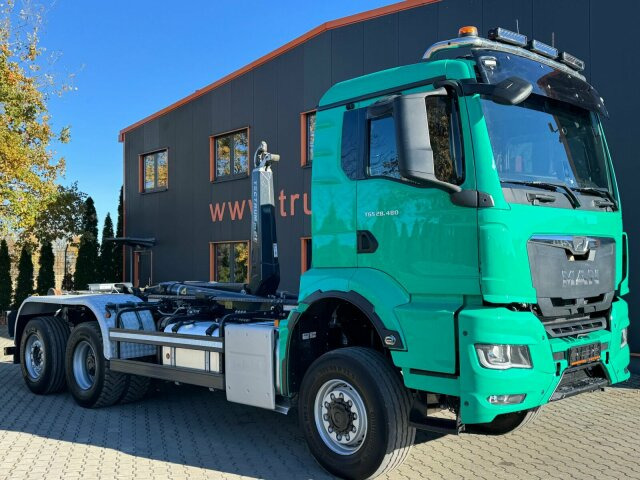 MAN 28.480 6x4 Abrollkipper Meiller Tectrum RS21.65 - Hook lift truck: picture 1 MAN 28.480 6x4 Abrollkipper Meiller Tectrum RS21.65 - Hook lift truck: picture 1