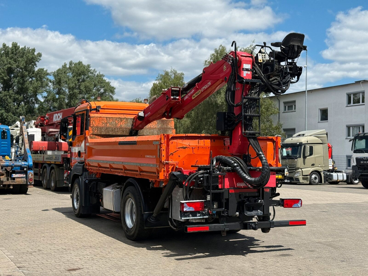 MAN TGS 18.400 4x2 Kipper Bordmatic Kran Palfinger - Tipper, Crane truck: picture 5 MAN TGS 18.400 4x2 Kipper Bordmatic Kran Palfinger - Tipper, Crane truck: picture 5