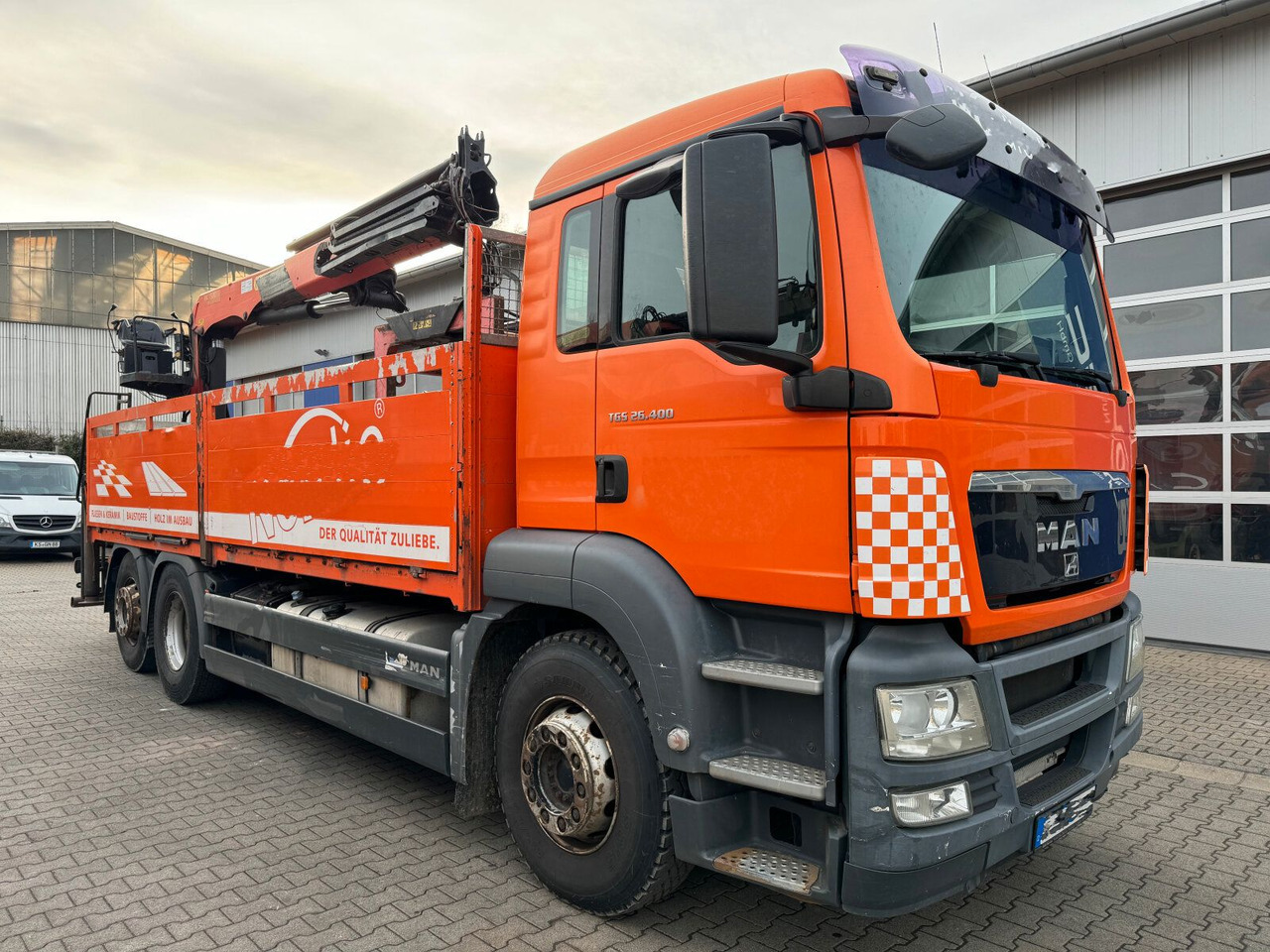 MAN TGS 26.400 6x2 Pritsche Kran Palfinger PK 18001L - Crane truck: picture 1 MAN TGS 26.400 6x2 Pritsche Kran Palfinger PK 18001L - Crane truck: picture 1