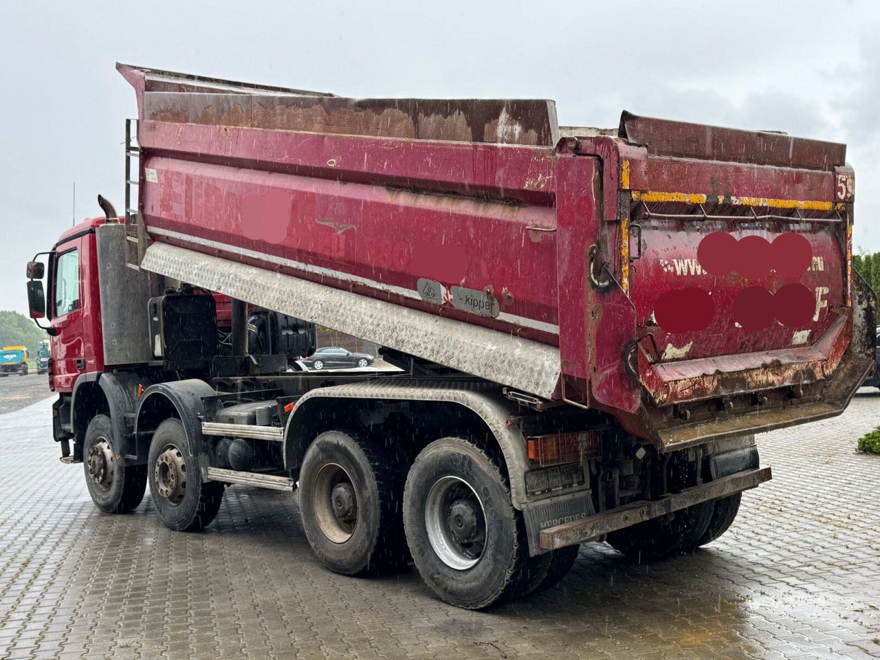 Tipper Mercedes-Benz ACTROS 4141 EURO4 8x6 Muldenkipper: picture 11