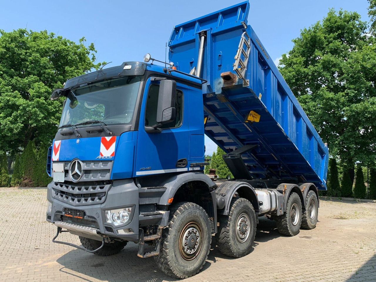 Tipper Mercedes-Benz AROCS 4145 8x8 EURO6 Muldenkipper TOP!: picture 10