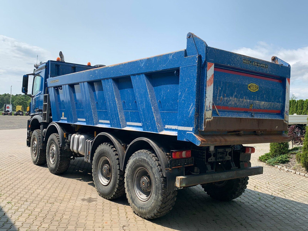 Tipper Mercedes-Benz AROCS 4145 8x8 EURO6 Muldenkipper TOP!: picture 8